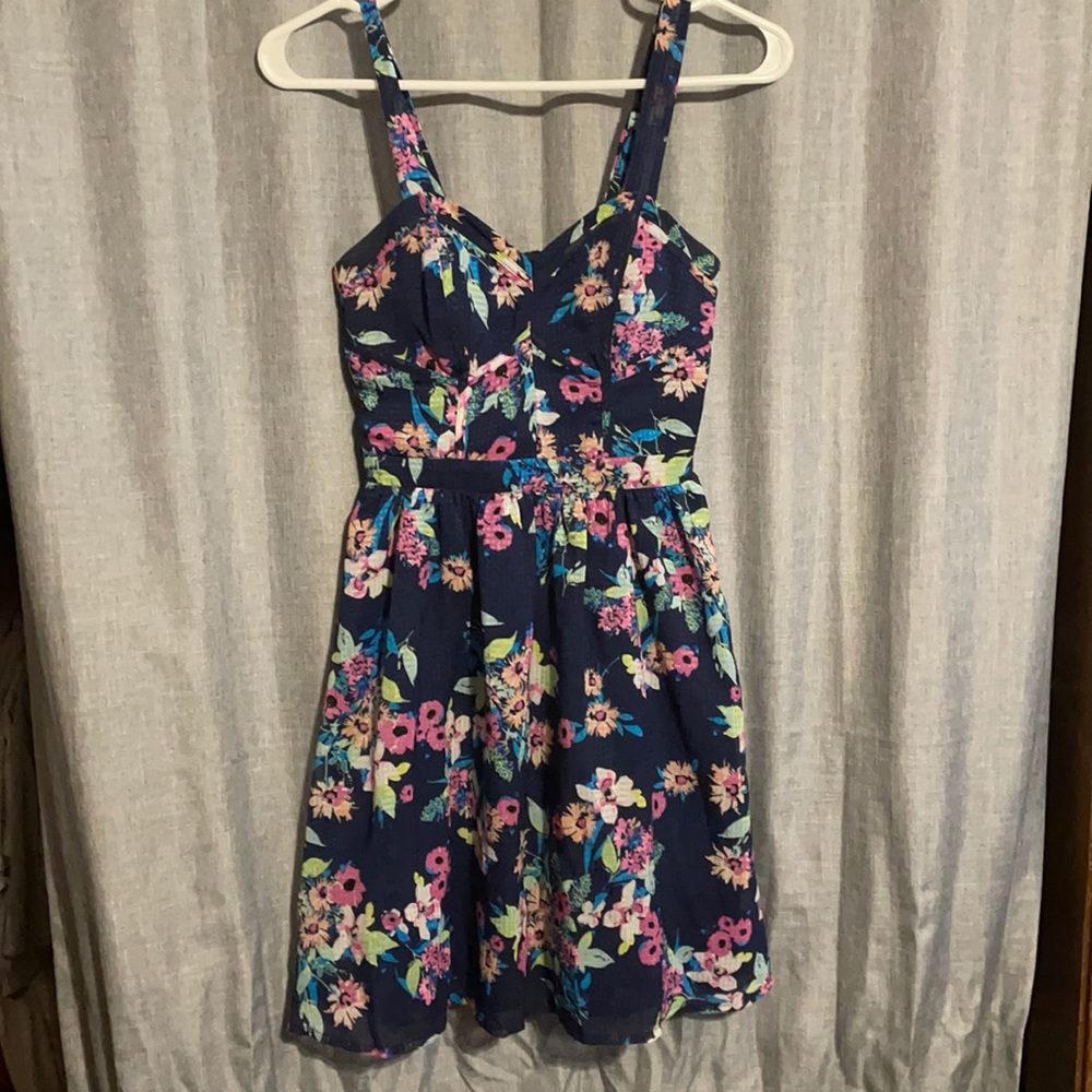 Blue Floral Dress